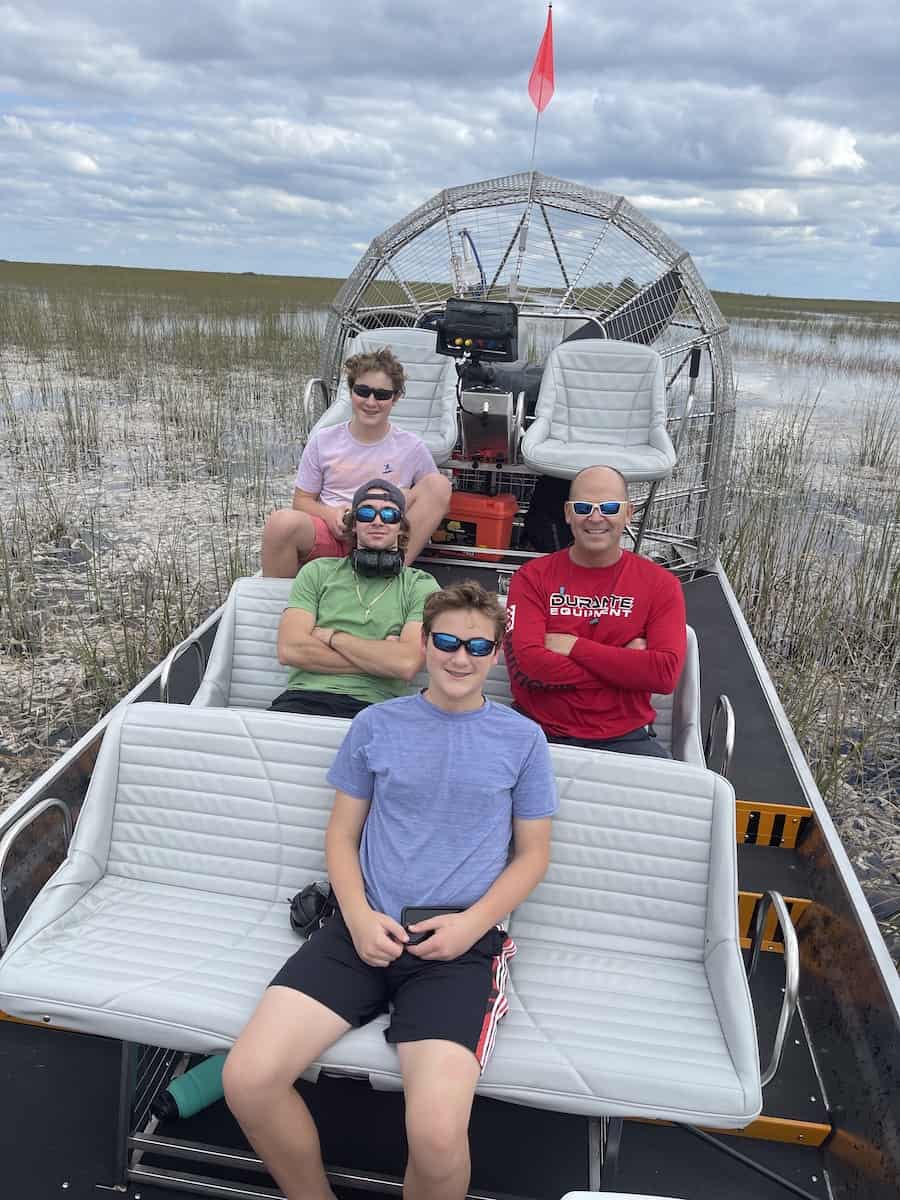 family charter airboat tours everglades